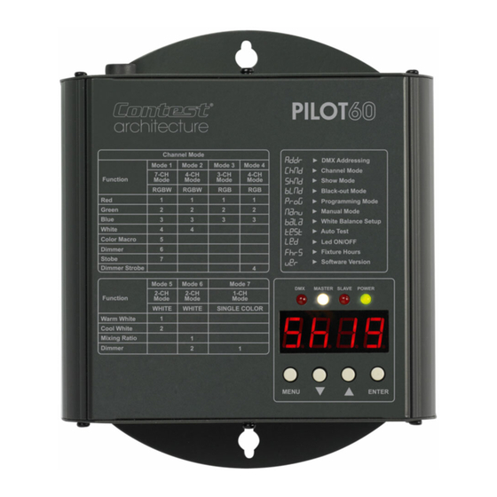 Contest PILOT60 Manuals