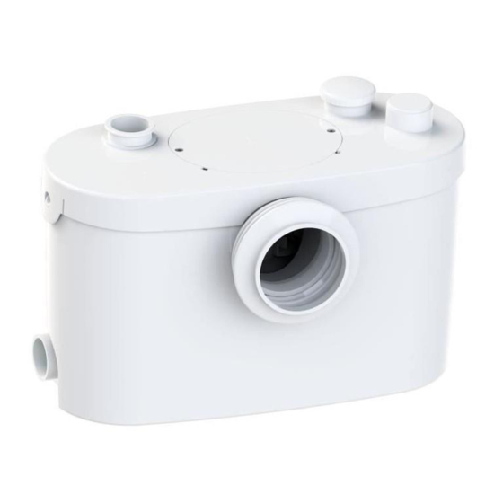 SFA SANIPRO XR UP Installation Instructions Manual