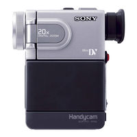 Sony Handycam DCR-PC7 Operating Instructions Manual