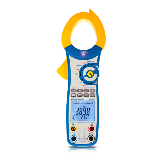 PeakTech 1660 Operation Manual