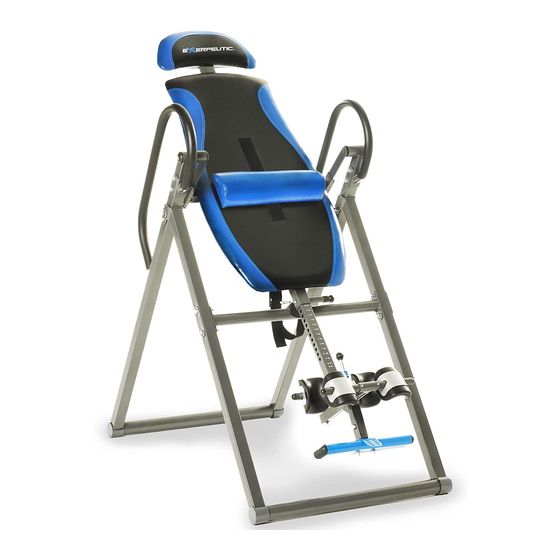 Exerpeutic Triple SureLock Inversion Table Owner's Manual