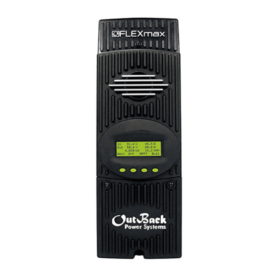 Alpha Group OutBack Power FLEXmax 80 Manual