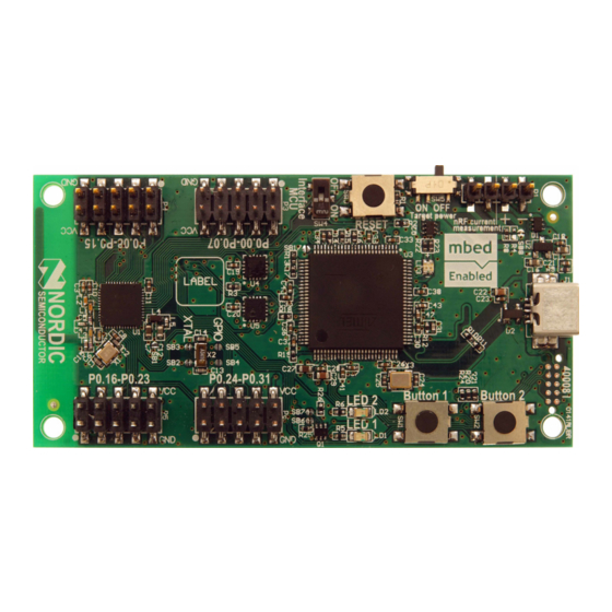 Nordic Semiconductor nRF51822-mKIT User Manual