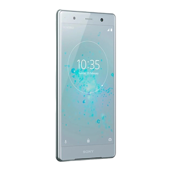 Sony Xperia XZ2 Premium User Manual