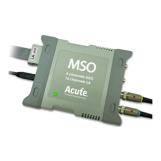 Acute MSO2000 Series Manual