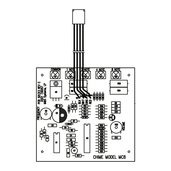 M&S Systems CHIME MC3 Installation Instructions