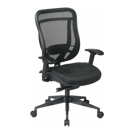 Office Star Products Space Seating 818-41G9C18P Operating Instructions
