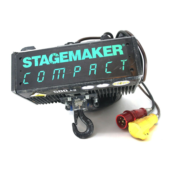 Verlinde STAGEMAKER MASTER SM5 Series Manual