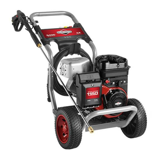 Briggs & Stratton 3400 MAX PSI Quick Setup Manual