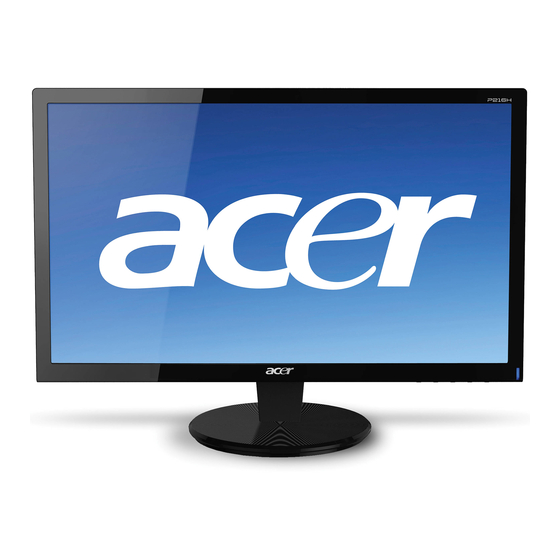 Acer P216H Series User Manual