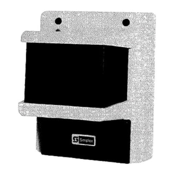 Simplex 2098-9207 Installation Instructions Manual