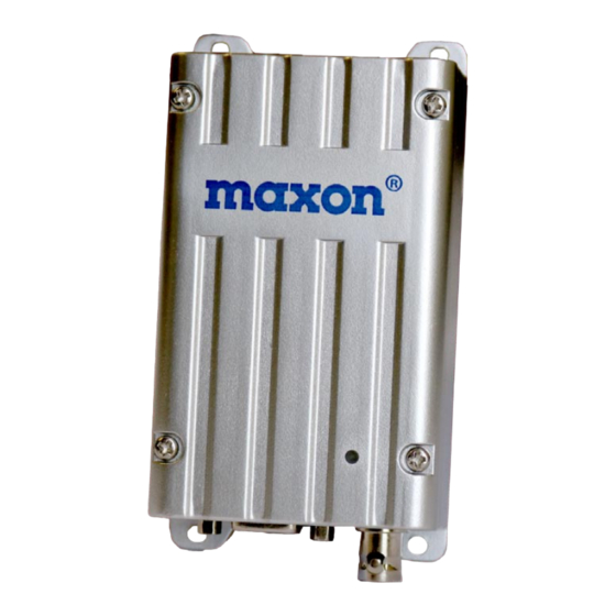 Maxon SD-270 Series User Manual