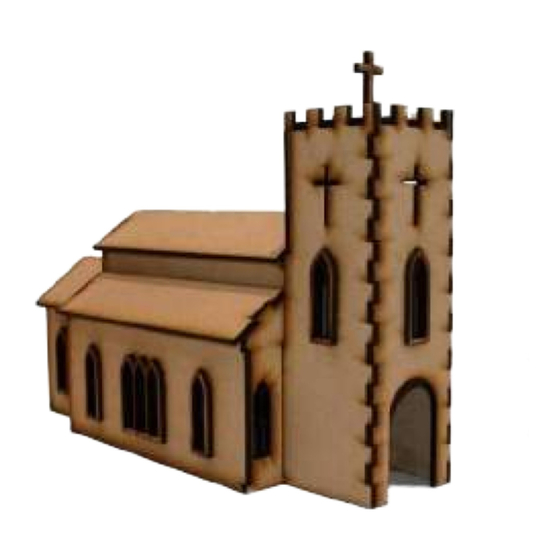 Calico Craft Parts Medieval Church Assembly Instructions