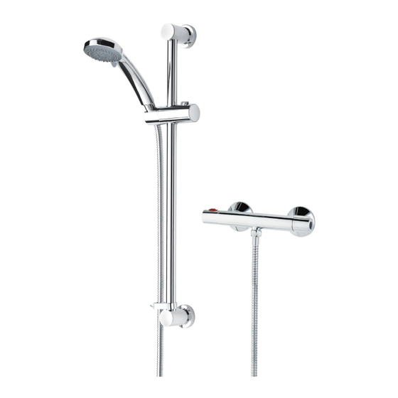 Bristan Zing Safe Touch Bar Mixer Multi Mode Kit Installation Instructions & User Manual