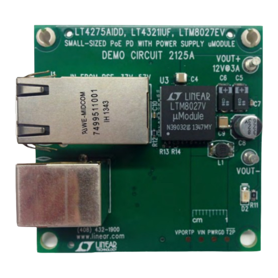 Linear Technology DC2125 Demo Manual