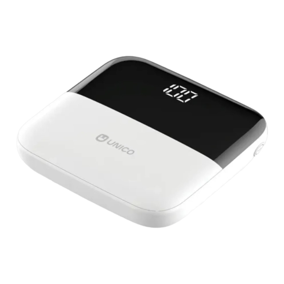 Unico 10000 MAH Quick Start Manual