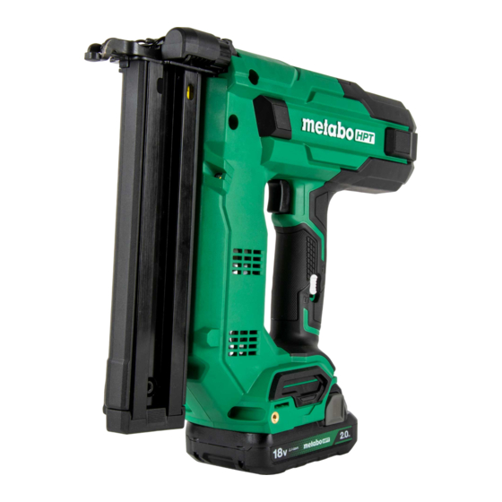 Metabo HPT N 1804DB Manuals