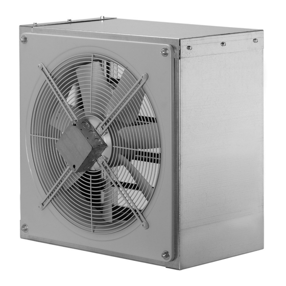 SystemAir fantech FADE Series Installation And Operation Manual
