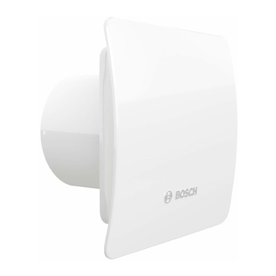 Bosch Fan 1500 / 1500 DH Manual