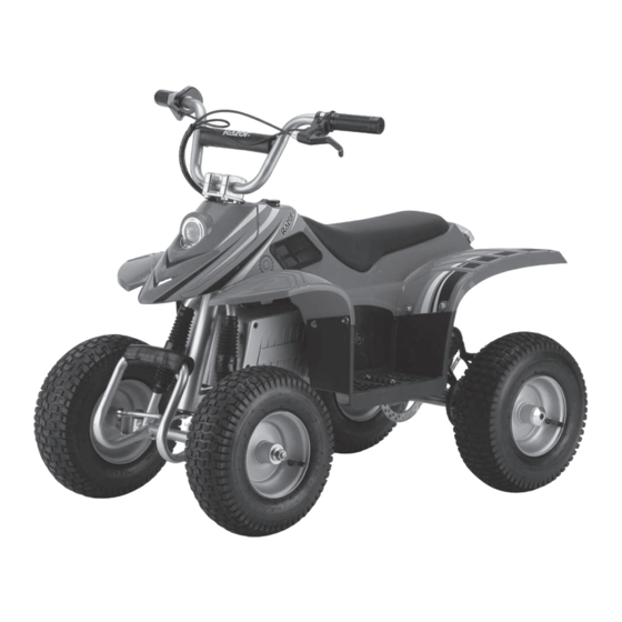 Razor DIRT QUAD Owner's Manual