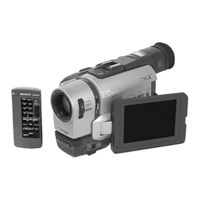 Sony Handycam Vision CCD-TRV95E Service Manual