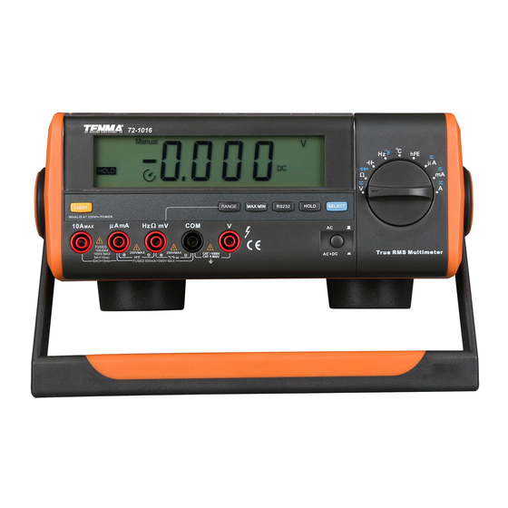 Tenma 72-1016 Operating Manual