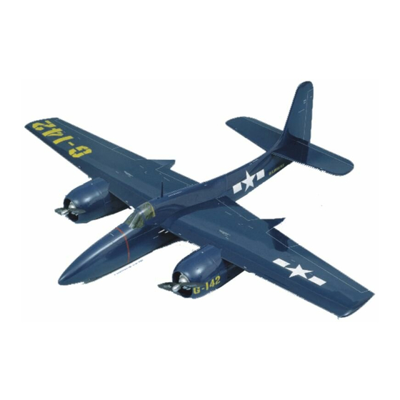 Aeronaut Grumman F7 F-3 Tigercat Building Instructions