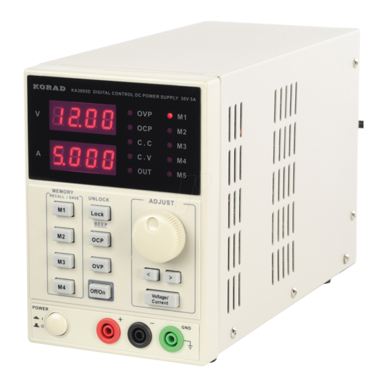 RND 320-KA3005D User Manual