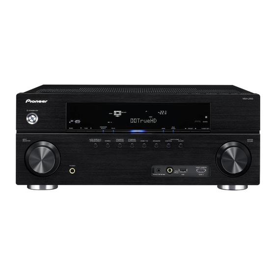 Pioneer VSX-2020-K Service Manual