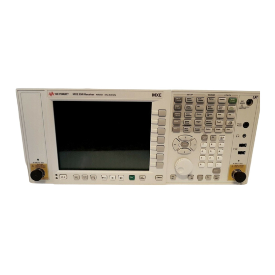 Keysight Technologies N9038A MXE Installation Note