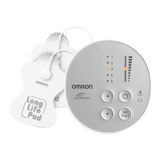 Omron electro Therapy Pocket Pain Pro Instruction Manual