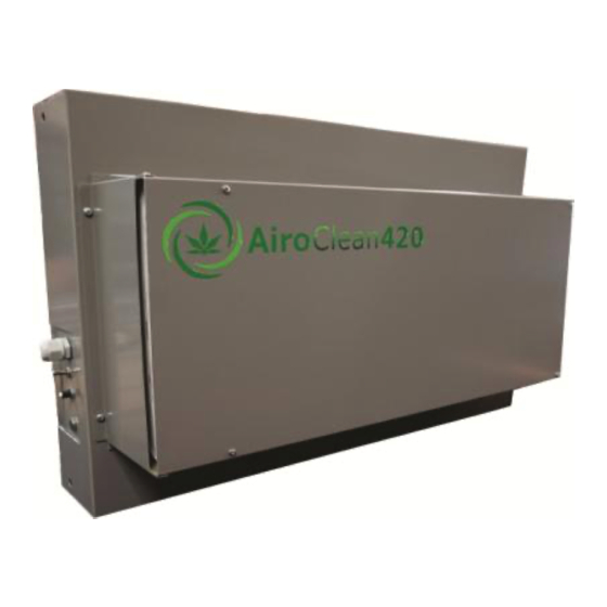 KES AiroClean420 AIRO-50XL Owner's Maintenance Manual