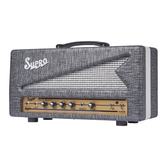 SUPRO BLACK MAGICK User Manual