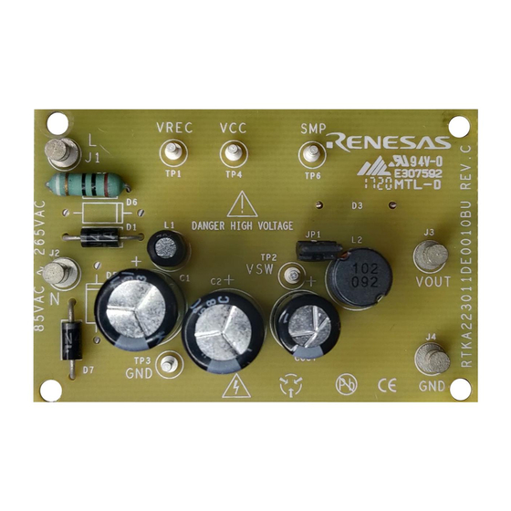 Renesas RTKA223011DE0010BU User Manual