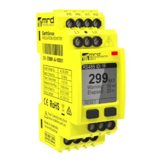 MRD EarthSense ESM1 Installation Manual