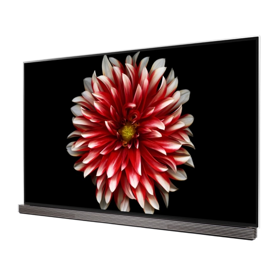 LG OLED65G7P HDR Smart TV Manuals