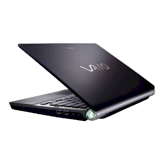 Sony VAIO VGN-SR290 Specifications