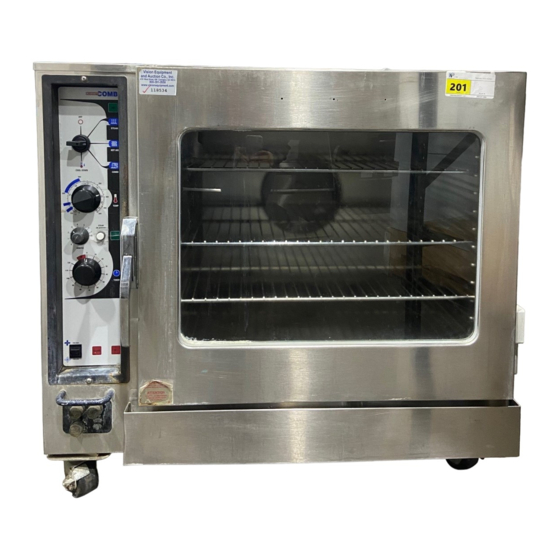 Blodgett Combi SYNEGRI BC14E Service And Repair Manual