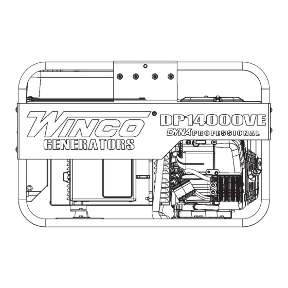 Winco DP14000VE-03/A Installation And Operator's Manual
