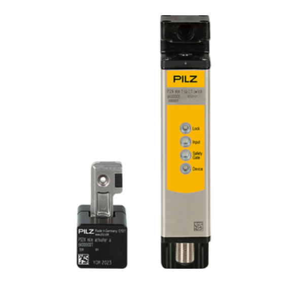 Pilz PSENmlock mini Operating Manual