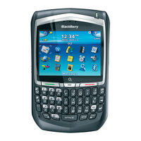 BLACKBERRY 8700G - GETTING STARTED GUIDE @@ LIMITED INTERNET SERVICE FROM O2 Getting Started Manual