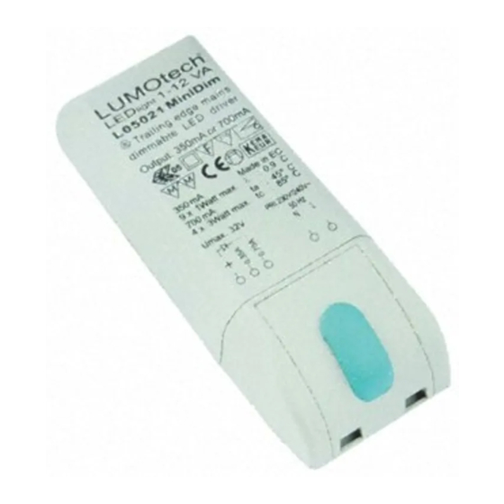 Lumotech L05021 MINIDIM Manual