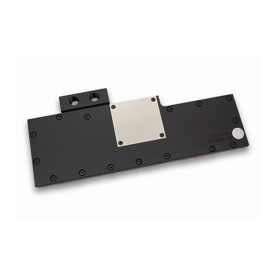 ekwb EK-FC7990 SE Installation And Mounting Manuals