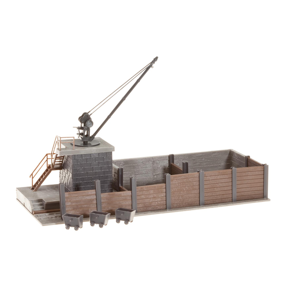 Faller SMALL COALING STATION Instructions Manual