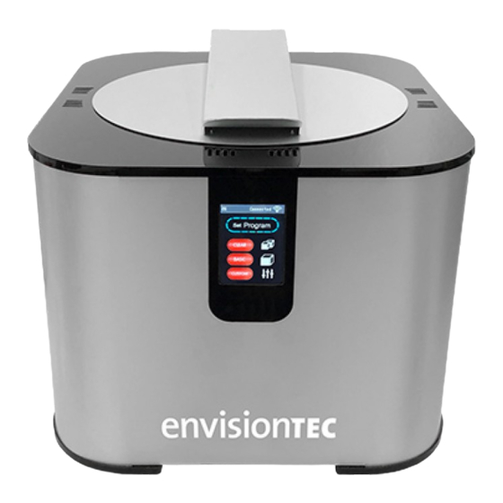 Envisiontec PCA 2000 Technical Manual