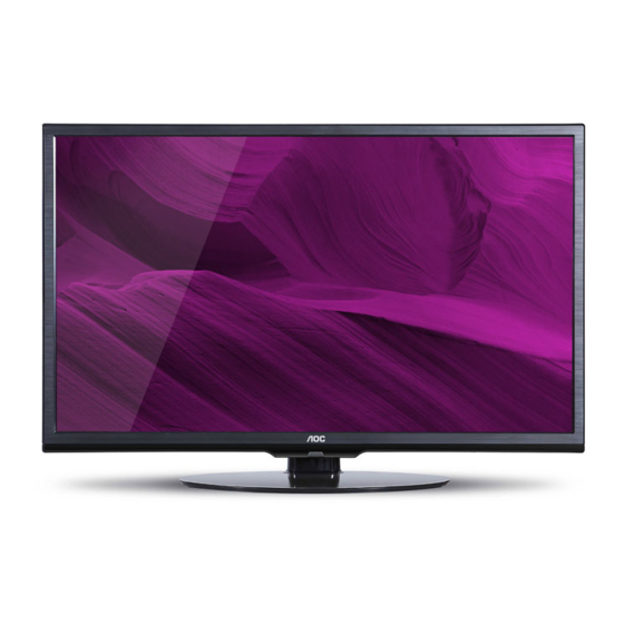 AOC LE24W234 Maintenance Service Manual