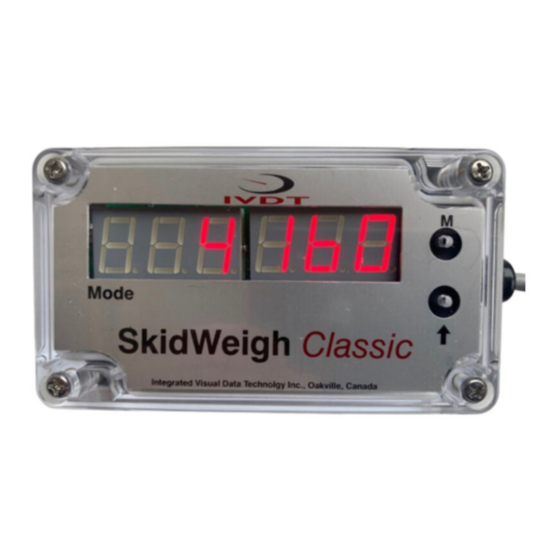 IVDT SkidWeigh Classic SC5 Series Installation & Calibration Manual