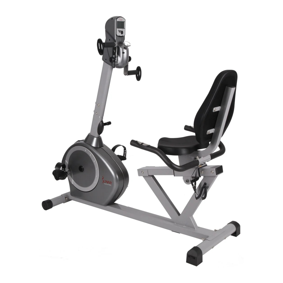 Sunny Health & Fitness SF-RB4631 Manual