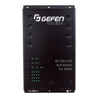 Gefen 4x4 HDMI User Manual