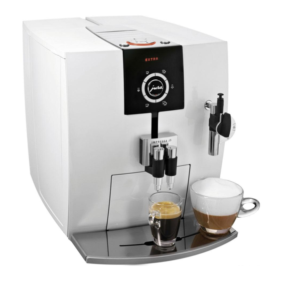 Jura Capresso Impressa J5 Operating Instructions Manual